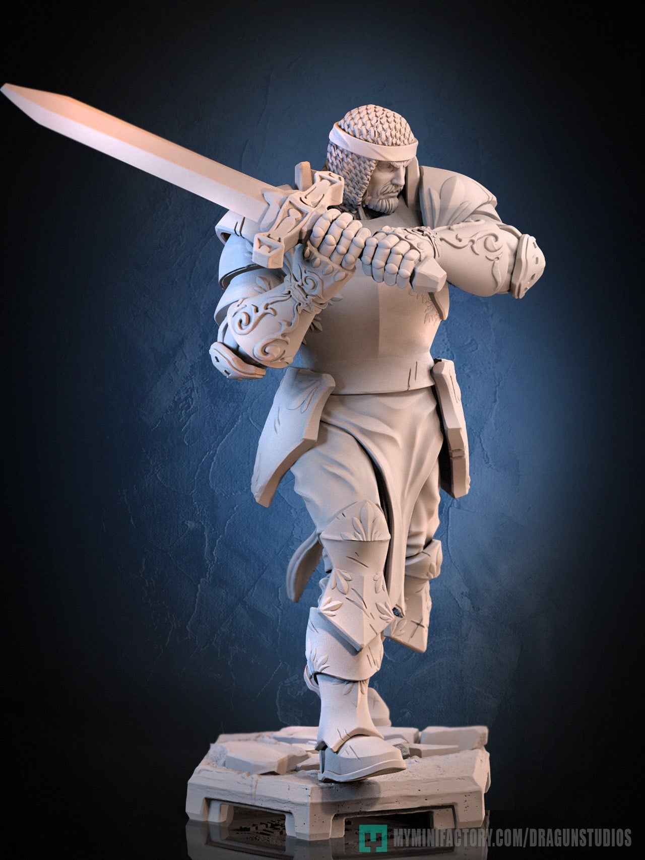 King Arthur – Human Fighter – Knights of the Round Miniature