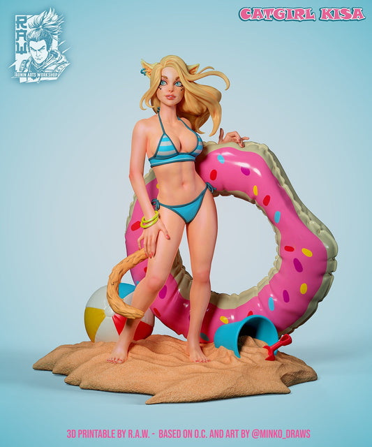 Kisa Catgirl – Original Character – 75mm & 120mm Scale Figure
