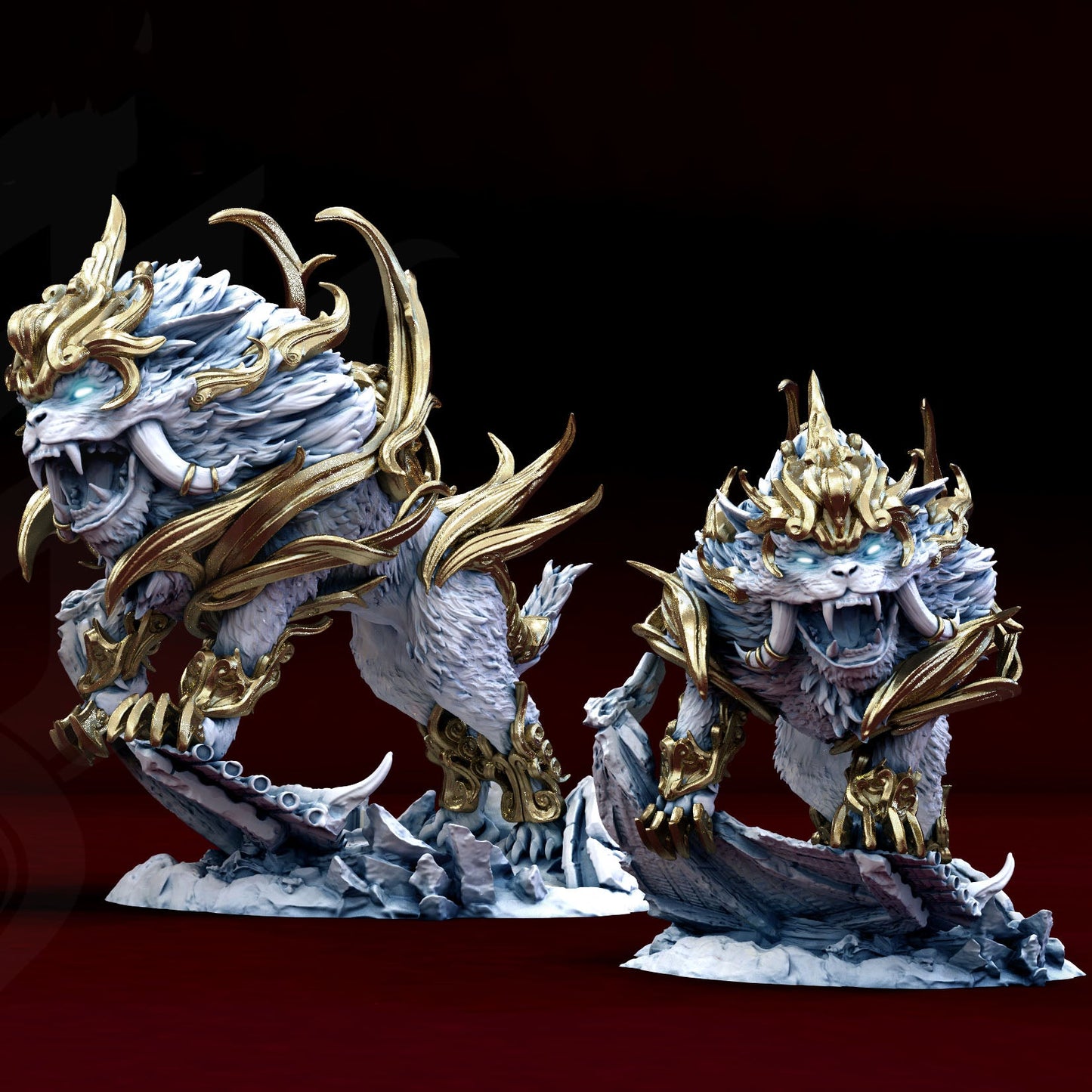 Komainu – Foo Lion Guardian Beast – Miniature