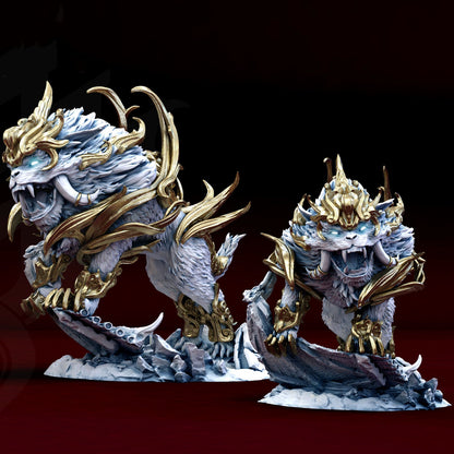 Komainu – Foo Lion Guardian Beast – Miniature