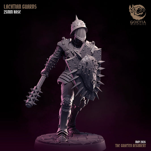 Lachtian Guards – Human Fighters – Resin Tabletop Miniatures