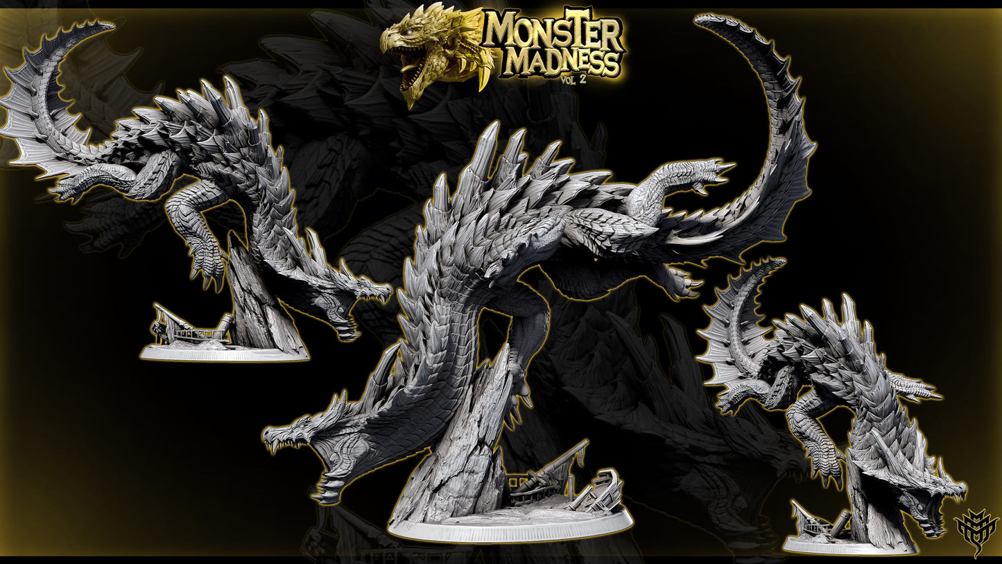 Lagirus – Lagiacrus-Inspired Water Drake – Monster Madness Vol 2 Miniature
