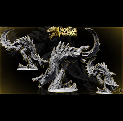 Lagirus – Lagiacrus-Inspired Water Drake – Monster Madness Vol 2 Miniature