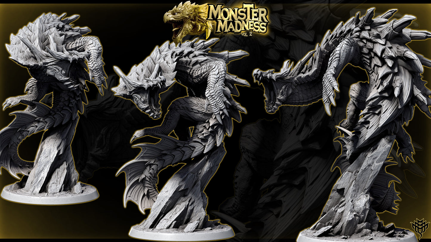 Lagirus – Lagiacrus-Inspired Water Drake – Monster Madness Vol 2 Miniature