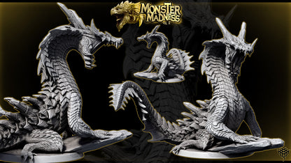 Lagirus – Lagiacrus-Inspired Water Drake – Monster Madness Vol 2 Miniature