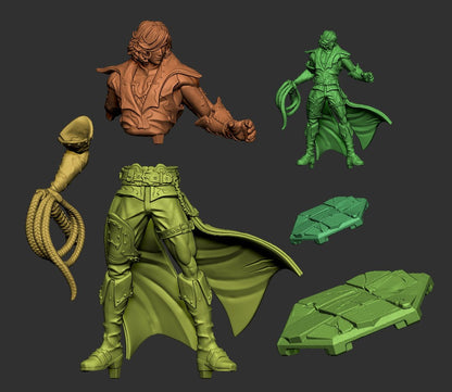 Leon Belmont – Human Fighter – Resin Tabletop Miniature