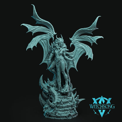 Lilith, Goddess of the Damned – Demon Dungeons & Dragons Monster – Resin Miniature