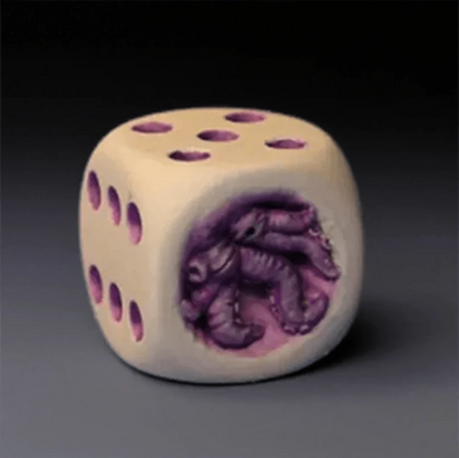 Magic D6 dice ornaments desktop RPG dice creative ornaments