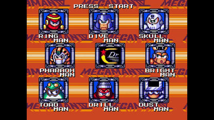 Mega Man the Sequel Wars Sega Genesis Reproduction Video Game Cart