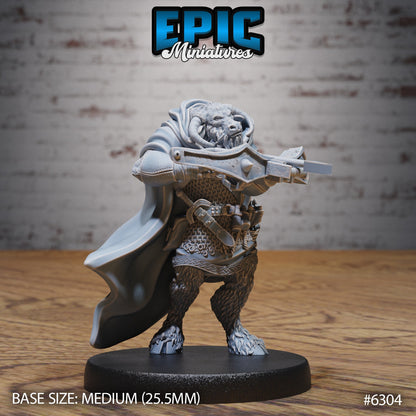 Minotaur Adventurer – Dungeons & Dragons Player Character – Resin Miniature