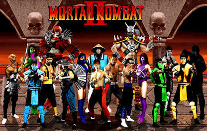 Mortal Kombat 2 SNES Video Game Cartridge Super Nintendo 1994