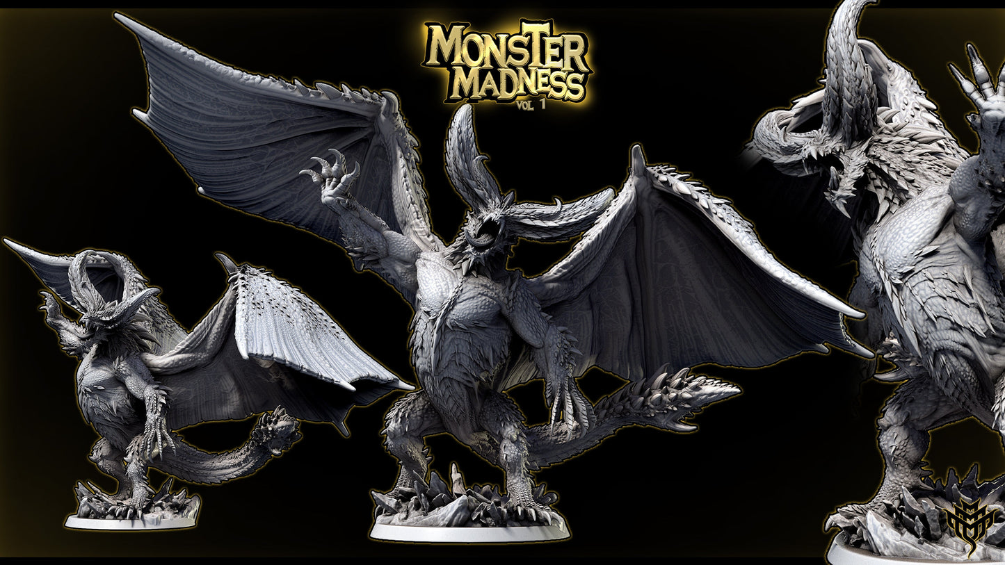 Nerante – Elder Dragon Brute Wyvern Inspired Monster Hunter Miniature