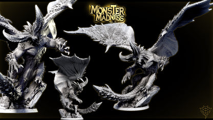 Nerante – Elder Dragon Brute Wyvern Inspired Monster Hunter Miniature