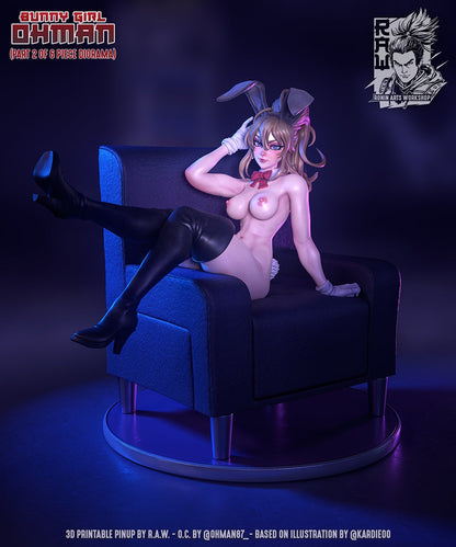 Ohman Bunny Girl – Original Character – 75mm & 120mm Scale Figure