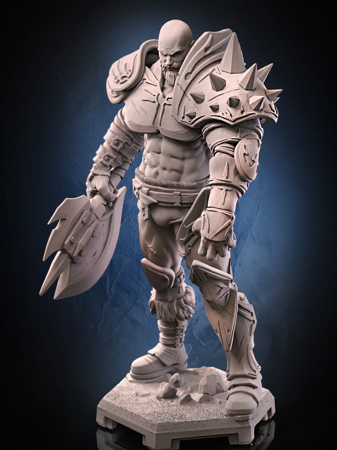 Perceval – Human Fighter – Resin Tabletop Miniature