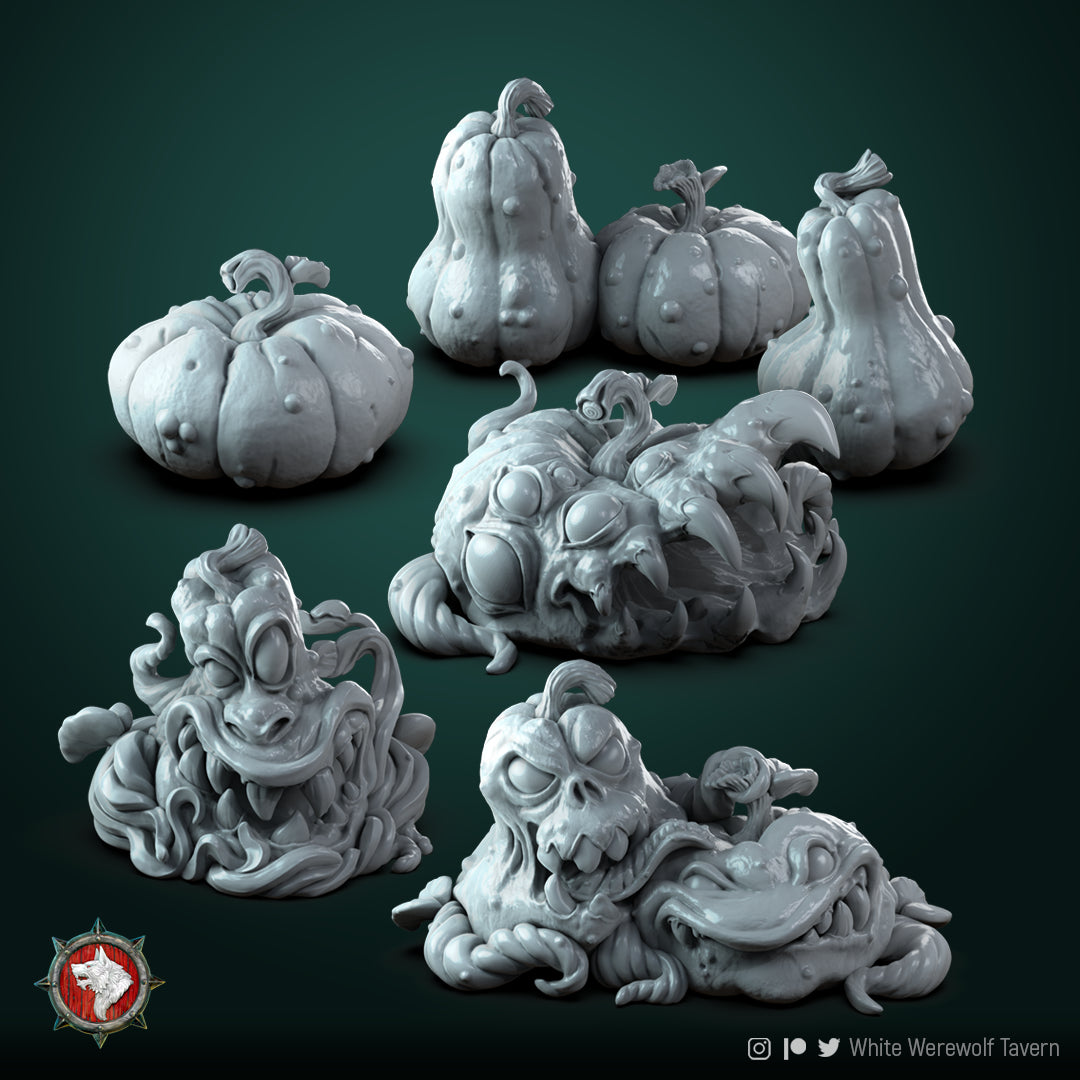 Pumpkin & Pumpkin Mimics – Halloween Miniatures