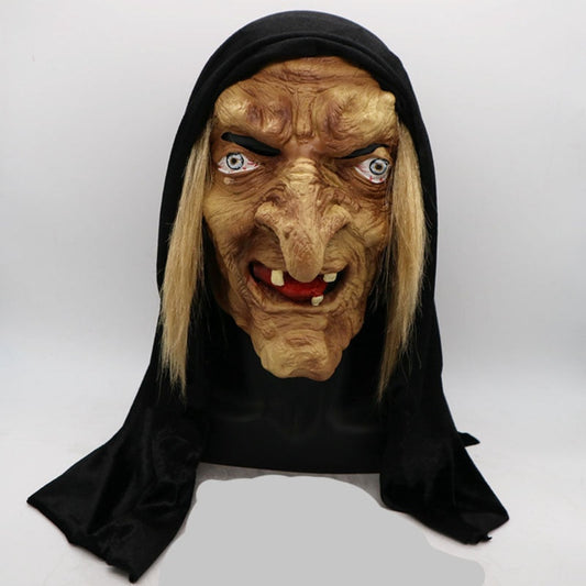 Old Witch Latex Mask for Halloween