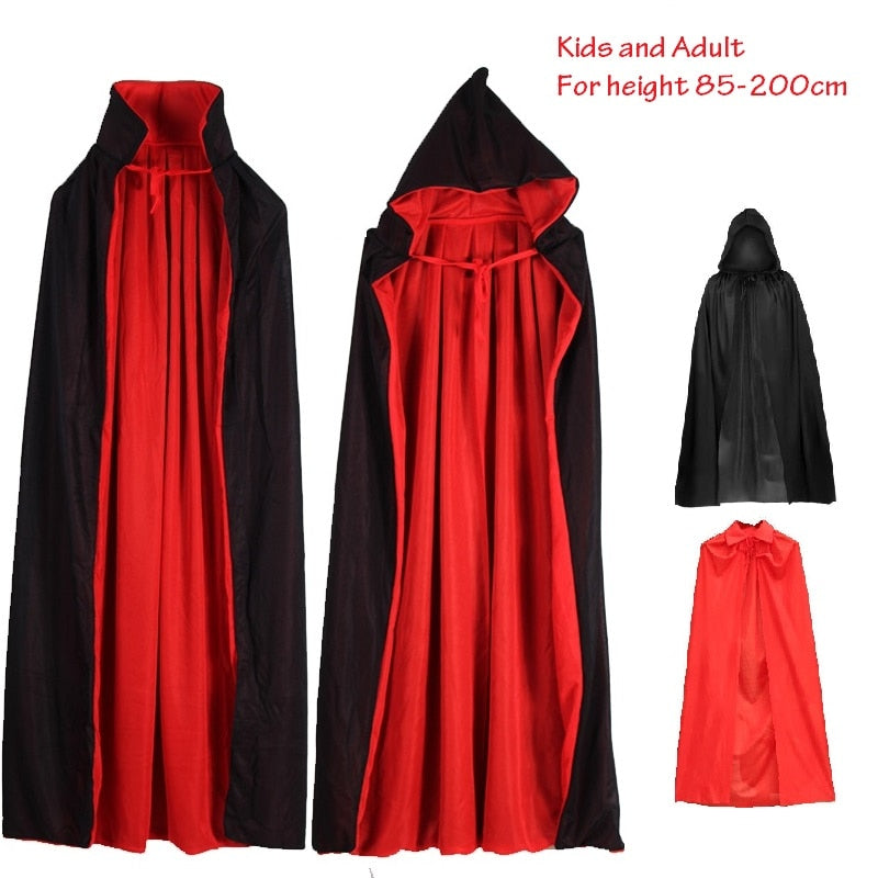 Long Witch and Vampire Costume Cape