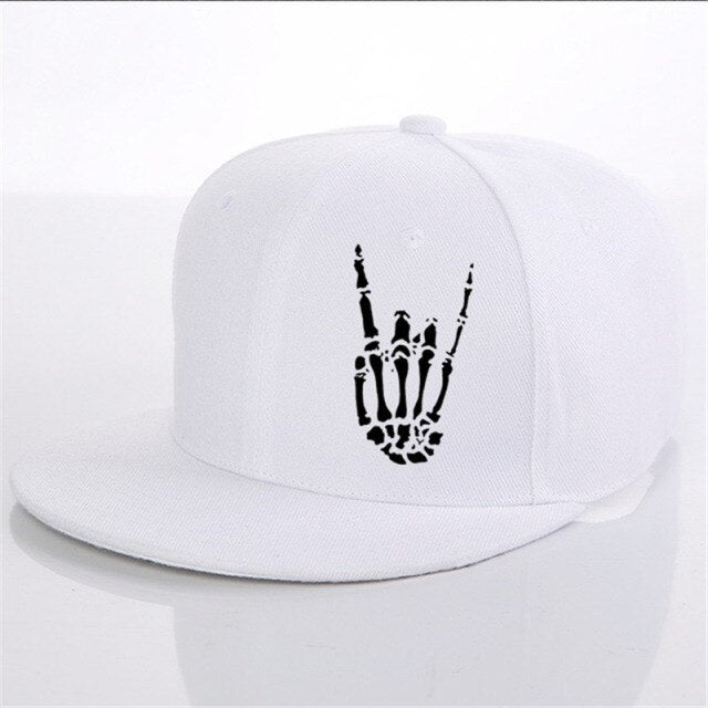 Skeleton Hand Graphic Baseball Cap