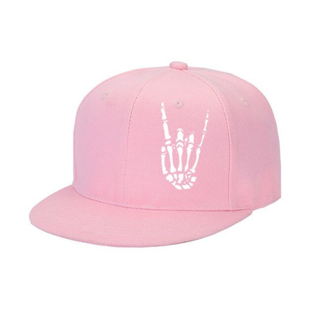 Skeleton Hand Graphic Baseball Cap