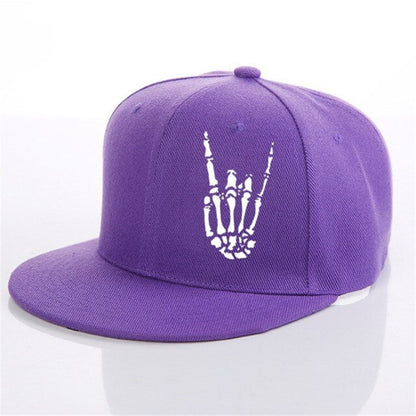 Skeleton Hand Graphic Baseball Cap