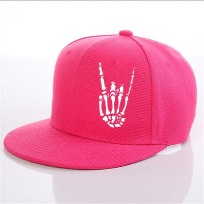 Skeleton Hand Graphic Baseball Cap