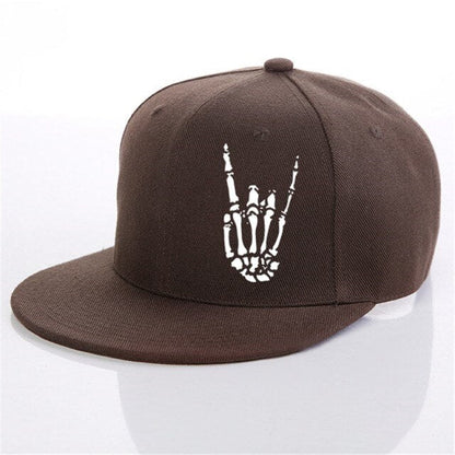 Skeleton Hand Graphic Baseball Cap