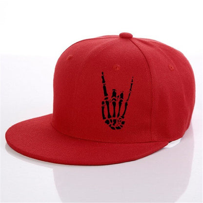 Skeleton Hand Graphic Baseball Cap