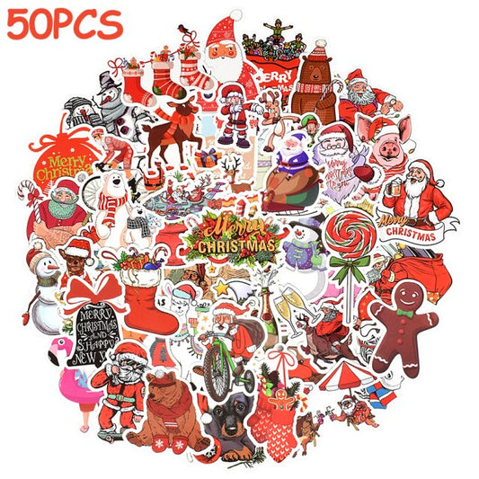 Cartoon Christmas Sticker Pack