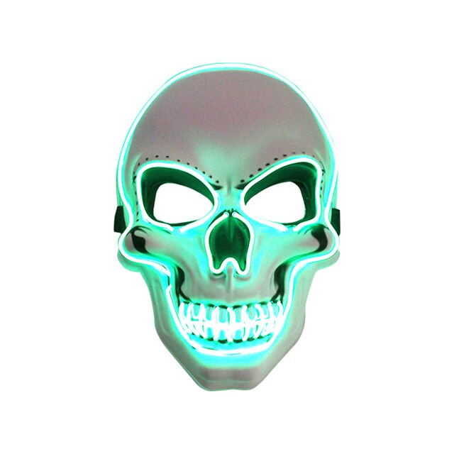 Light-Up Skull Halloween Masks