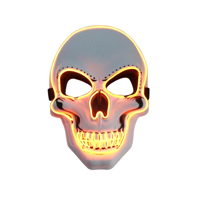 Light-Up Skull Halloween Masks