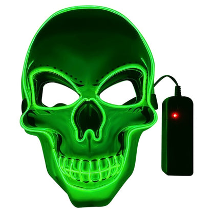 Horror LED Skull Mask for Halloween
