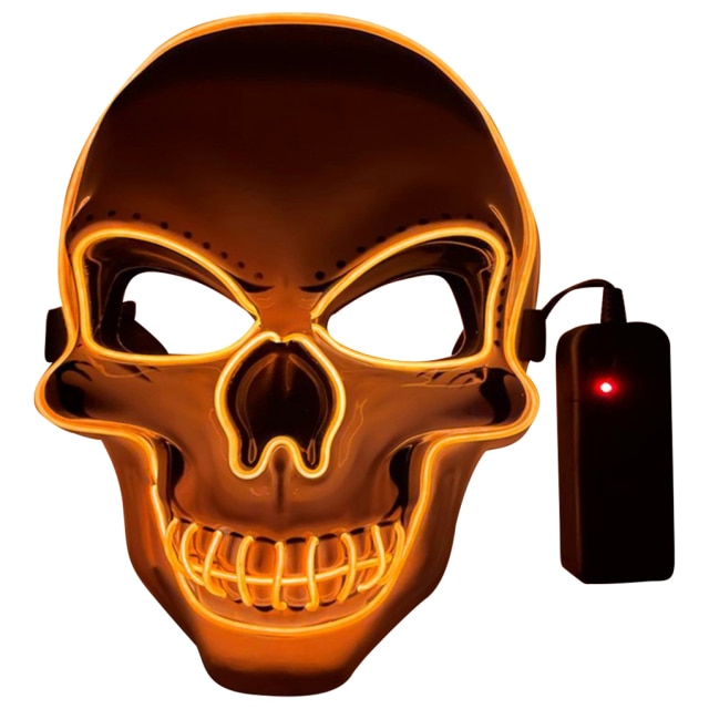Horror LED Skull Mask for Halloween