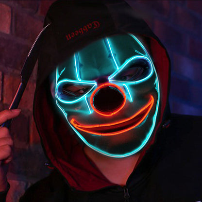 LED Light-Up Cosplay Mask
