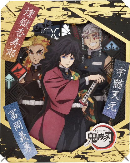 Demon Slayer Paper Theater - Water Flame Sound Pillar Hashira Set