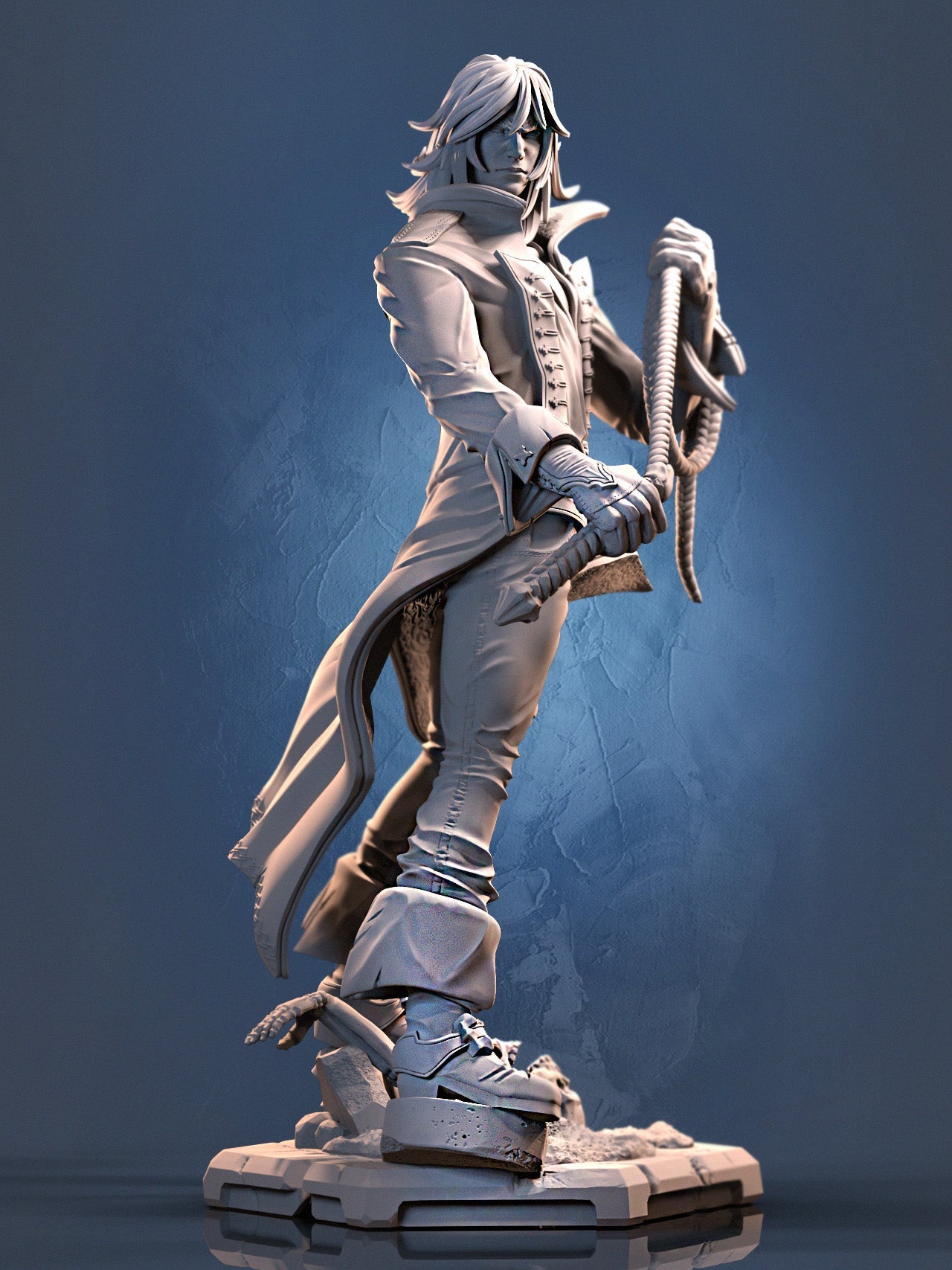 Richter Belmont – Enslaved Vampire Hunter Boss – Castlevania-Inspired Miniature