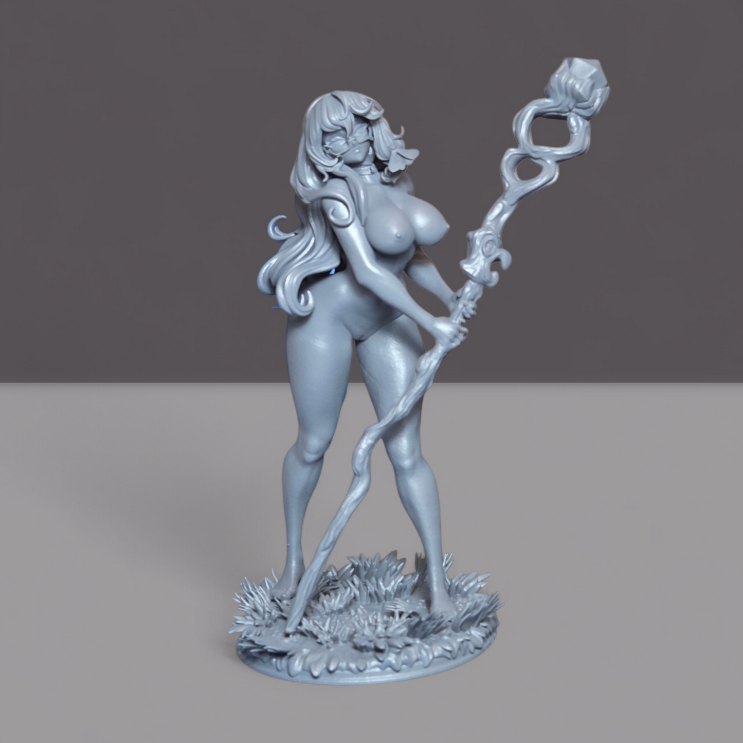 Ruby the Gem Witch (SFW/NSFW 18+ Only) – Fantasy Sorceress Miniature