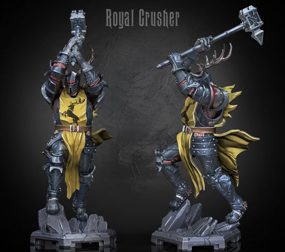 Stag King – Human Fighter – Resin Tabletop Miniature