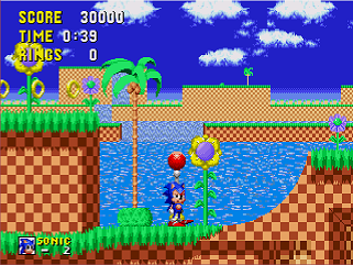 Sonic Zoom Cart Reproduction Sega Genesis Video Game Cart