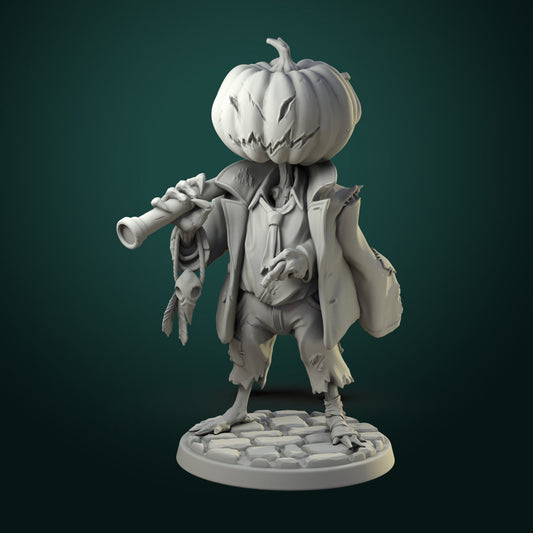 Scarecrow – Pumpkin-Headed Horror Miniature