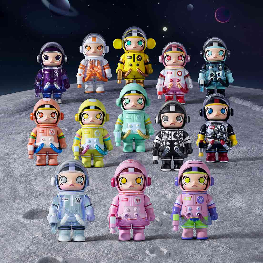 POP Mart MEGA SPACE MOLLY 100% Series 2-B (1 Blind Box)