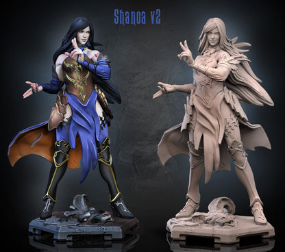 Shanoa – Gothic Sorceress – Castlevania Inspired Miniature