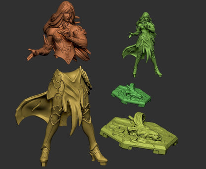 Shanoa – Gothic Sorceress – Castlevania Inspired Miniature