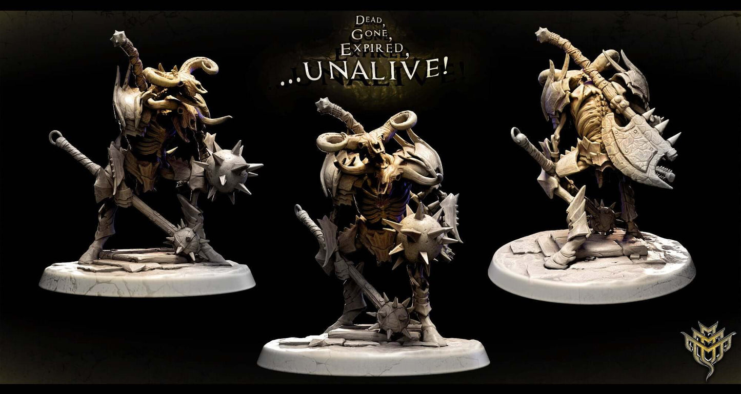 Skele-Taur Army Set – Undead Minotaur Warriors