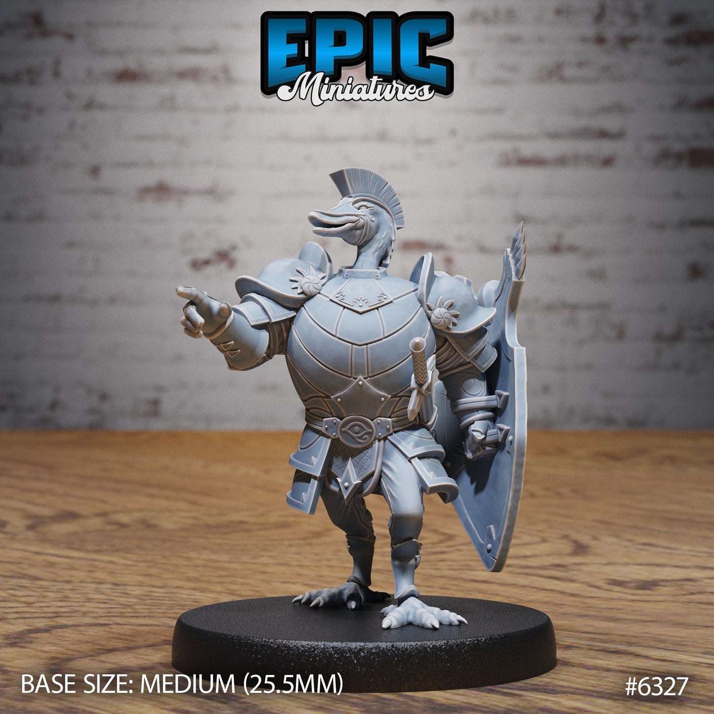 Swan Paladin – Aarakocra Paladin – Resin Tabletop Miniature