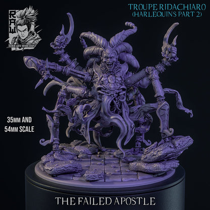 The Failed Apostle – Harlequin Demon Monster – Resin Miniature