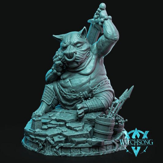 The Gate Watcher – Gargoyle Dungeons & Dragons Monster – Resin Miniature