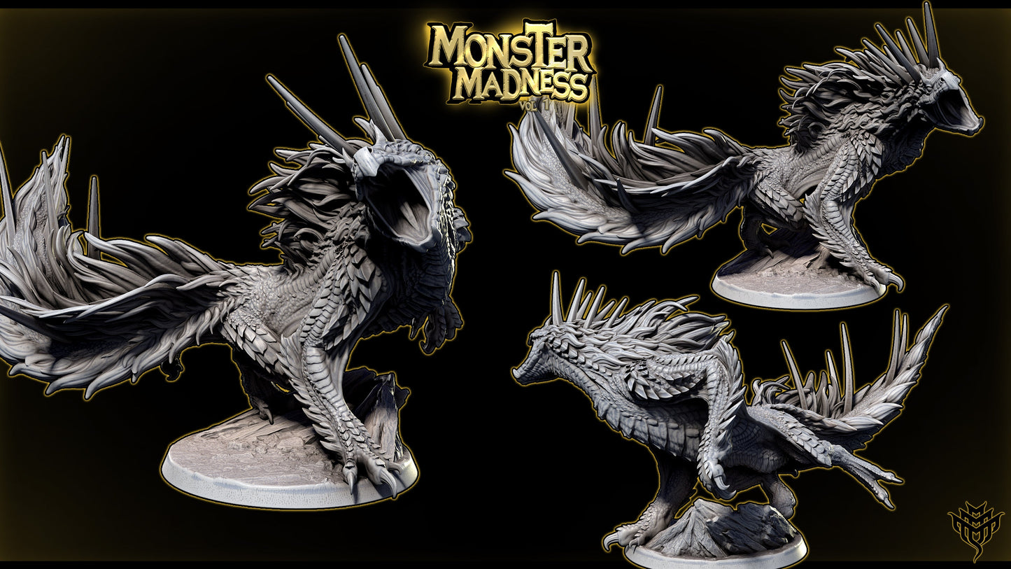 Todach – Odogaron-Inspired Fanged Wyvern – Monster Madness Vol. 1 Miniature