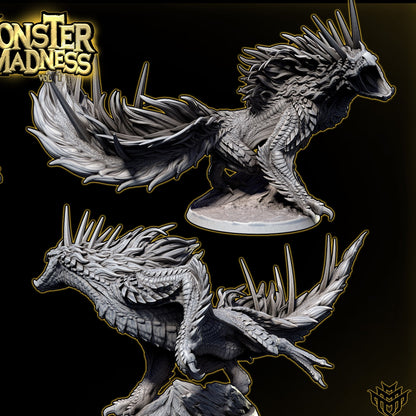 Todach – Odogaron-Inspired Fanged Wyvern – Monster Madness Vol. 1 Miniature