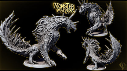 Todach – Odogaron-Inspired Fanged Wyvern – Monster Madness Vol. 1 Miniature